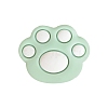 Bear Paw Food Grade Eco-Friendly Silicone Focal Beads PW-WG35619-02-1