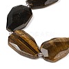 Natural Tiger Eye Beads Strands G-P548-B21-01-3