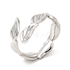 Non-Tarnish 201 Stainless Steel Open Cuff Ring RJEW-E063-50P-1