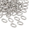 Tarnish Resistant 304 Stainless Steel Open Jump Rings STAS-Q186-03-8x5mm-1