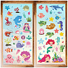 8 Sheets 8 Styles PVC Waterproof Wall Stickers DIY-WH0345-203-1