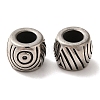 304 Stainless Steel European Beads Hand Polished STAS-A080-35AS-1