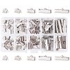 Mixed Iron Ribbon Crimp Ends Sets IFIN-PH0008-01P-1