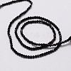 Natural Black Spinel Bead Strands X-G-M298-26-2