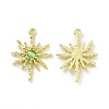 Rack Plating Alloy Cat Eye Pendants PALLOY-D007-08-5