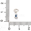 Brass Micro Pave Cubic Zirconia Charms KK-H527-13P-02-3