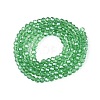 Electroplate Transparent Glass Beads Strands EGLA-A035-T3mm-A21-2