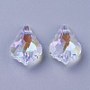 Faceted Glass Pendants GLAA-F068-C27-2