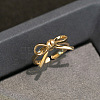 Zinc Alloy Cuff Rings FS-WGE65DB-01-2