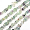1 Strand Natural Fluorite Chip Bead Strands G-DJ0001-03-1
