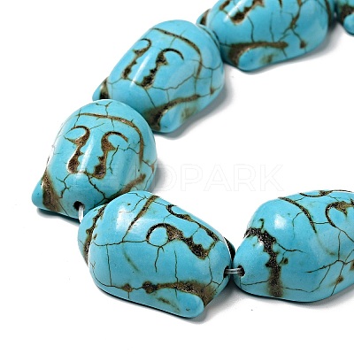 Synthetic Turquoise Beads X-TURQ-G119-20x29mm-08-1