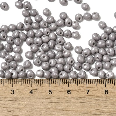 6/0 Opaque Baking Paint Glass Seed Beads X1-SEED-M012-02A-17-1
