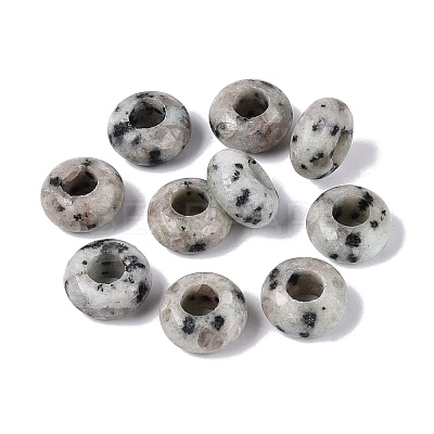 Natural Labradorite European Beads G-N359-17A-06-1