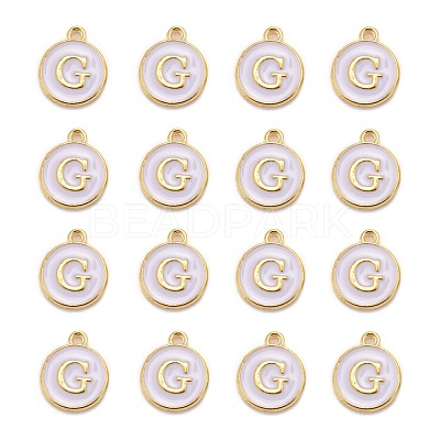 Golden Plated Alloy Charms ENAM-S118-01G-1