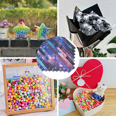 2Sets 2 Colors Lucky Star Origami Paper DIY-TA0013-65-1