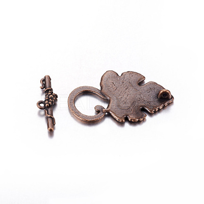 Alloy Toggle Clasps PALLOY-A20005-R-FF-1