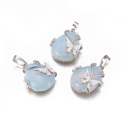 Opalite Pendants G-K296-B03-1