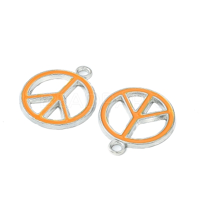Alloy Enamel Pendants ENAM-P066-1-1