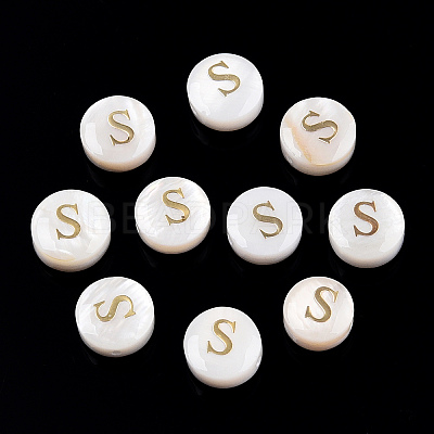 Natural Freshwater Shell Beads SHEL-N036-01S-1