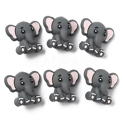 6Pcs Silicone Beads SIL-YW0002-10B-1