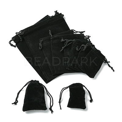 30Pcs Rectangle Velvet Pouches TP-FS0001-02A-1