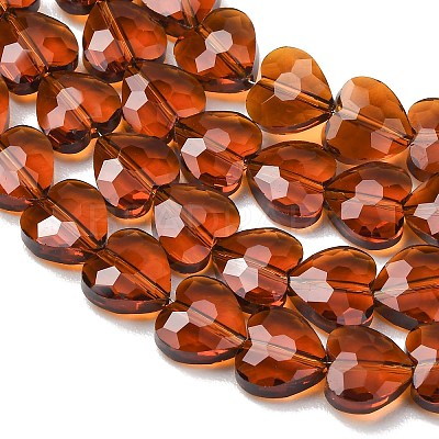 Transparent Glass Beads Strands GL-CBA7A17-03A-11-1