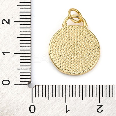 Brass Enamel Pendants KK-K339-04A-G-1