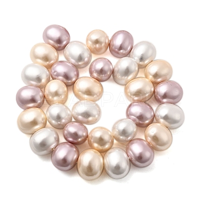 Shell Pearl Beads Strands BSHE-F013-01Q-1