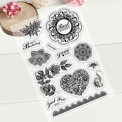 PVC Plastic Stamps DIY-WH0167-56K-1