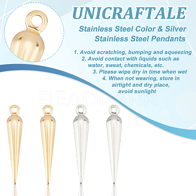 100Pcs 2 Colors Brass Pendant KK-UN0001-35-1