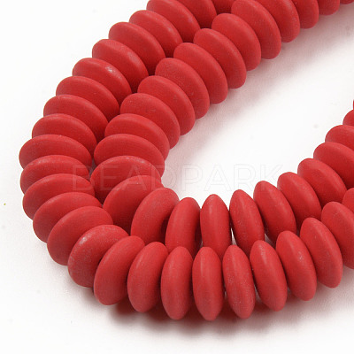 Handmade Polymer Clay Beads Strands X-CLAY-N008-064-A07-1