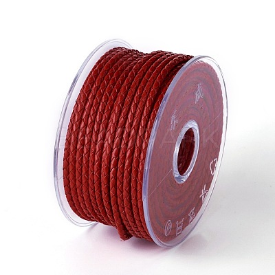 Braided Cowhide Cord WL-I003-3mm-D-04-1