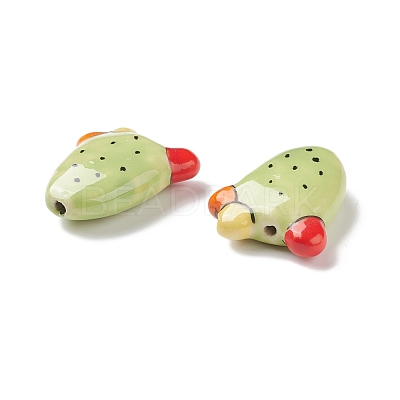 Handmade Porcelain Beads PORC-G002-16B-1