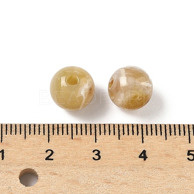 Acrylic Imitation Gemstone Beads MACR-K359-75-1