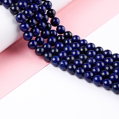 Natural Lapis Lazuli Round Beads Strands LS-G-I181-10-6mm-1