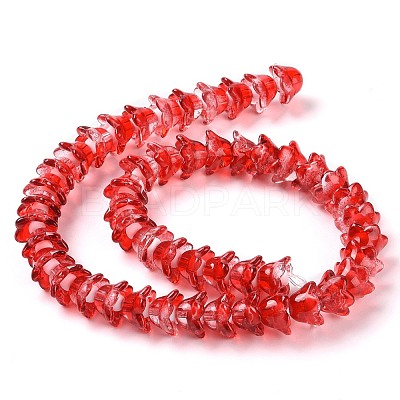 Transparent Glass Beads Strands LAMP-H061-01A-05-1