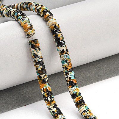 Baking Paint Synthetic Turquoise Beads Strands G-H060-02B-11-1