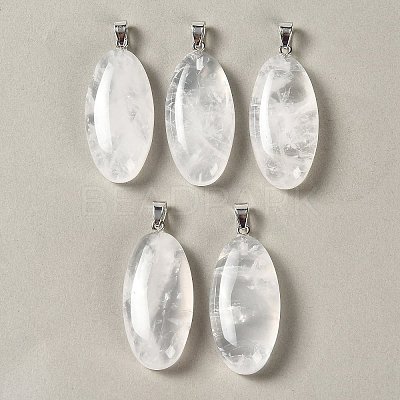 Natural Quartz Crystal Pendants GG-CBACB71-01P-20-1
