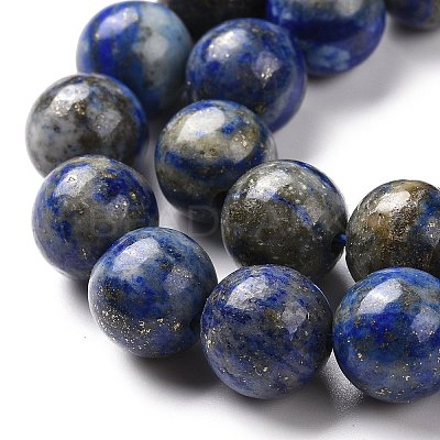 Natural Lapis Lazuli Beads Strands G-E483-17-10mm-1