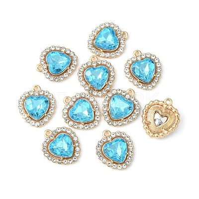 Alloy Crystal Rhinestone Charms ALRI-YW0001-01E-1