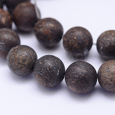 Natural Bronzite Beads Strands X-G-D745-8mm-1