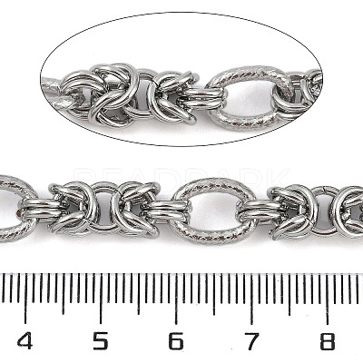 Non-Tarnish 304 Stainless Steel Link Chains CHS-A013-02P-1
