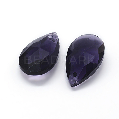 Faceted Glass Pendants GLAA-F069-L-A04-1
