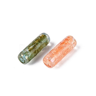 Picasso Transparent Glass Bugle Beads SEED-N010-02A-M-1
