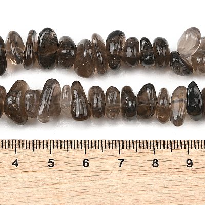 Natural Smoky Quartz Beads Strands G-P622-A01-02-1