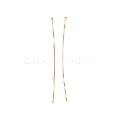 Brass Flat Head Pins KK-WH0058-03D-G01-1