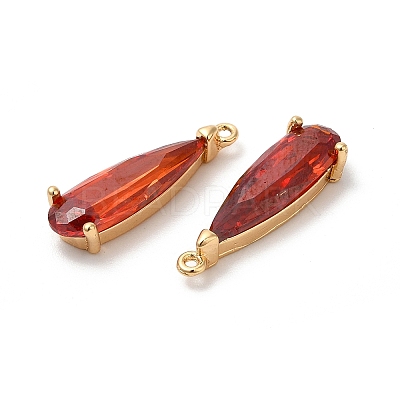 Real 18K Gold Plated Brass Pendant KK-B074-73G-01-1