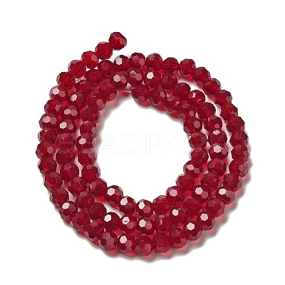 Transparent Glass Beads Strands EGLA-A035-T4mm-D02-1