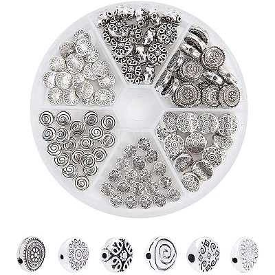 Tibetan Style Alloy Beads TIBE-PH0004-65AS-1