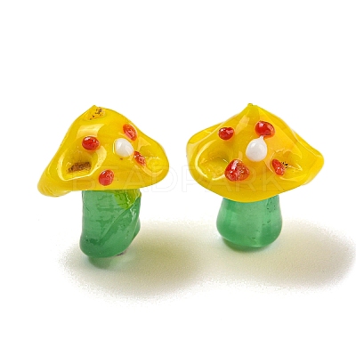 Handmade Bumpy Lampwork Beads LAMP-S067-01B-1